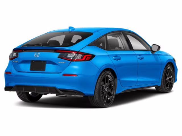 2026 Boost Blue Pearl Honda Civic Sport FWD Hatchback