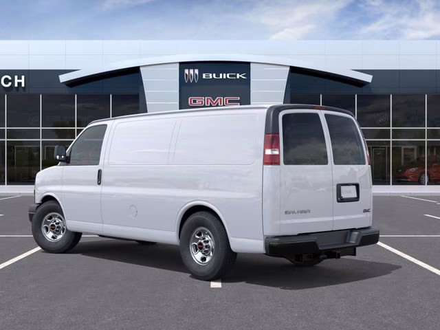 2026 Summit White GMC Savana Cargo Work Van RWD 2500 Regular Wheelbase