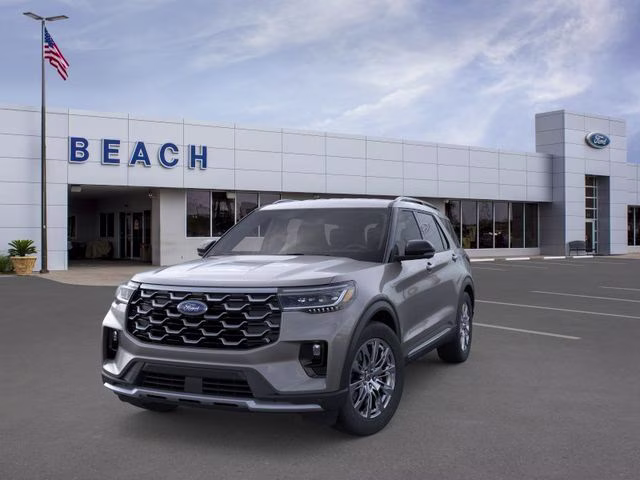 2026 Gray Metallic Ford Explorer Platinum RWD SUV