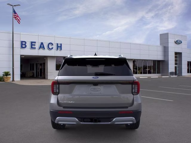 2026 Gray Metallic Ford Explorer Platinum RWD SUV