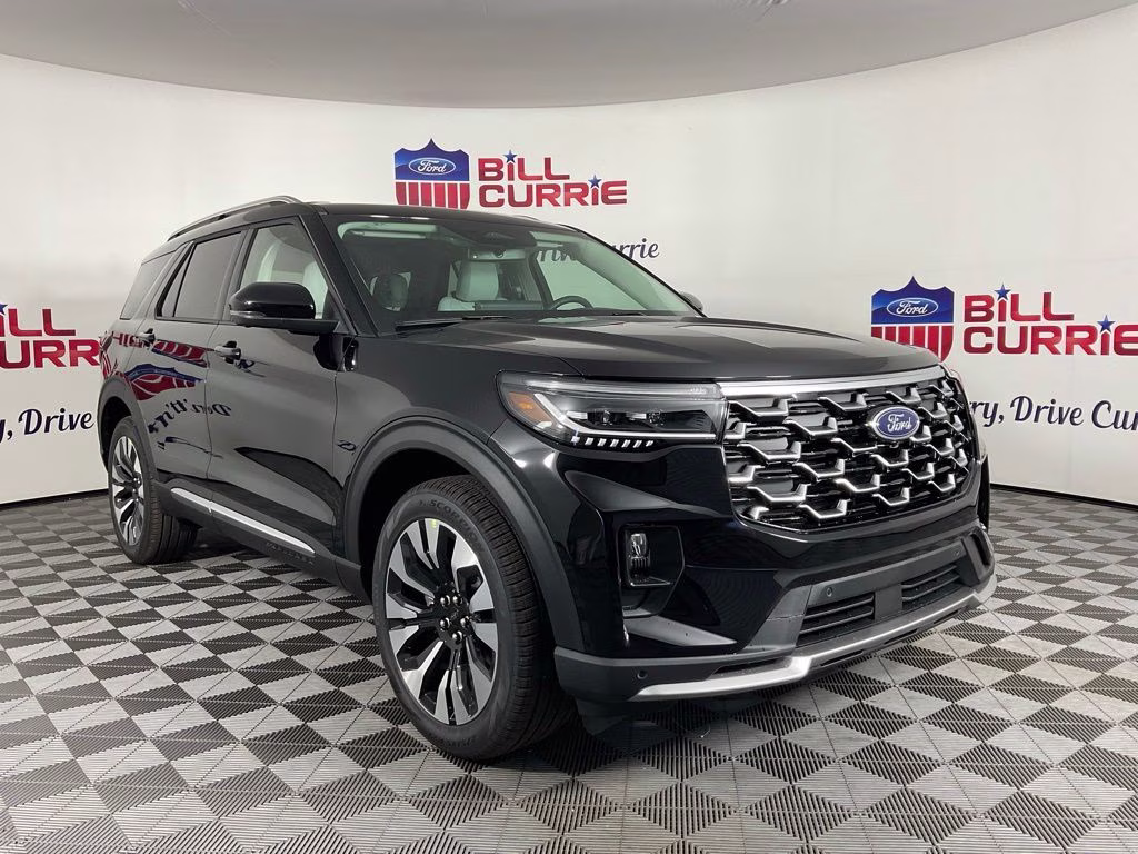 2026 Black Ford Explorer Platinum 4X4 SUV