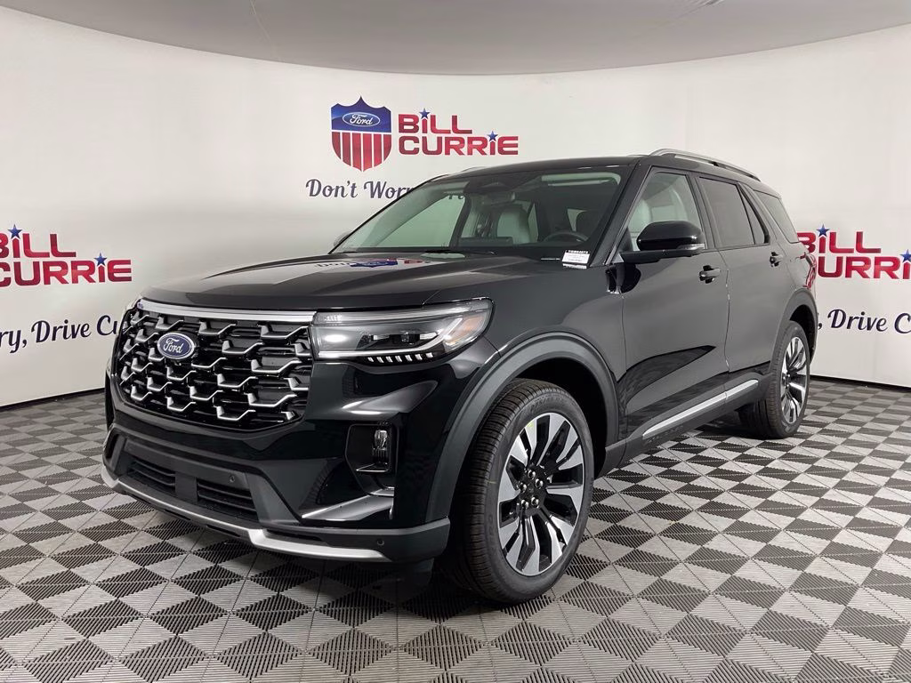 2026 Black Ford Explorer Platinum 4X4 SUV
