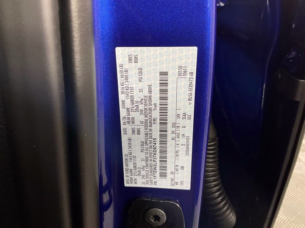 2026 Blue Metallic Ford F-150 STX 4X4 Truck