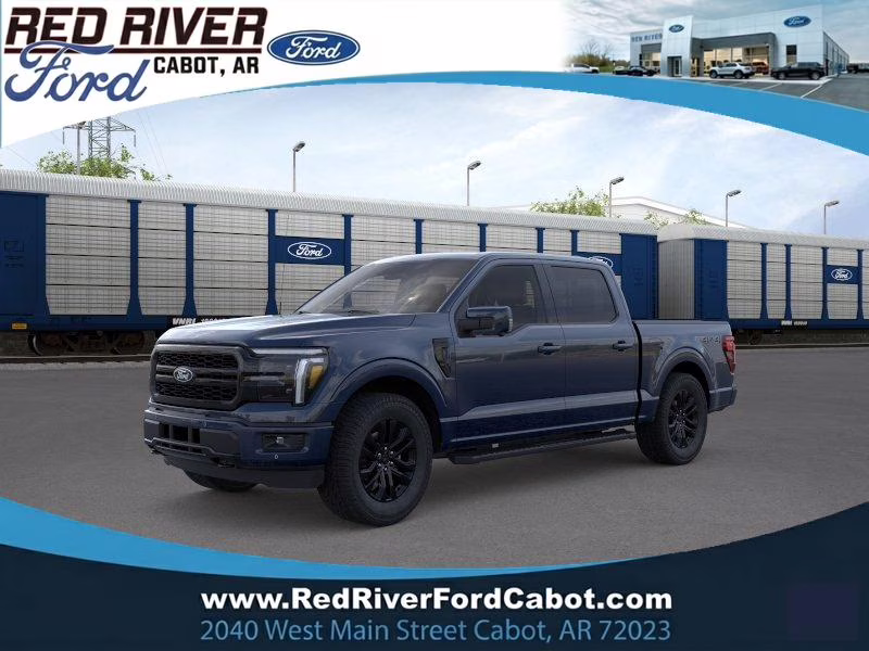 2026 Antimatter Blue Metallic Ford F-150 LARIAT 4X4 Truck
