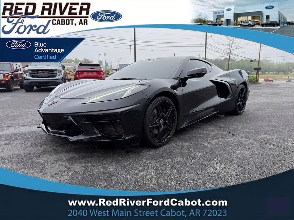 2024 Black Chevrolet Corvette 2LT RWD Coupe