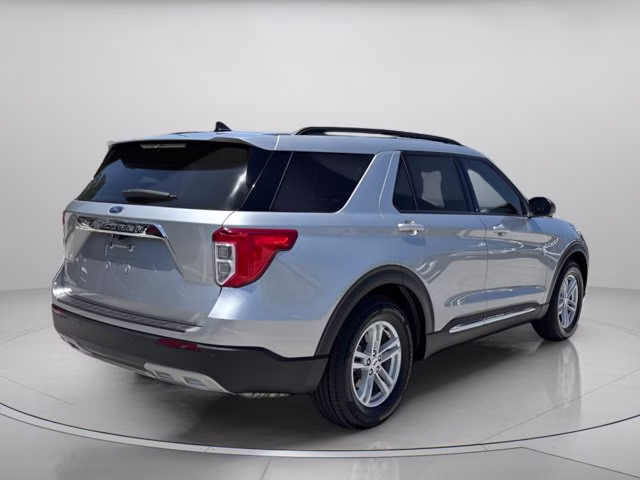 2023 Silver Metallic Ford Explorer XLT RWD SUV