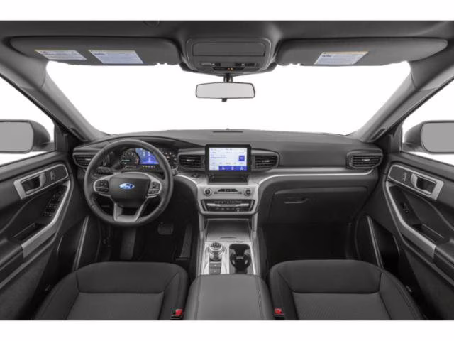 2023 Silver Metallic Ford Explorer XLT RWD SUV