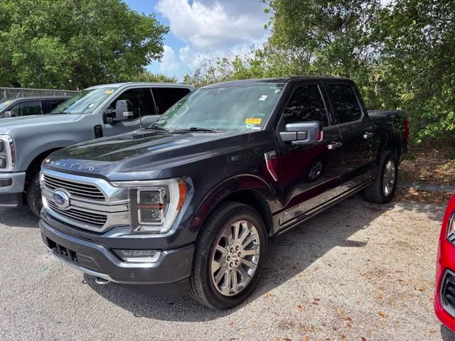 2021 Smoked Quartz Metallic Tinted Clearcoat Ford F-150 Limited 4X4 Truck