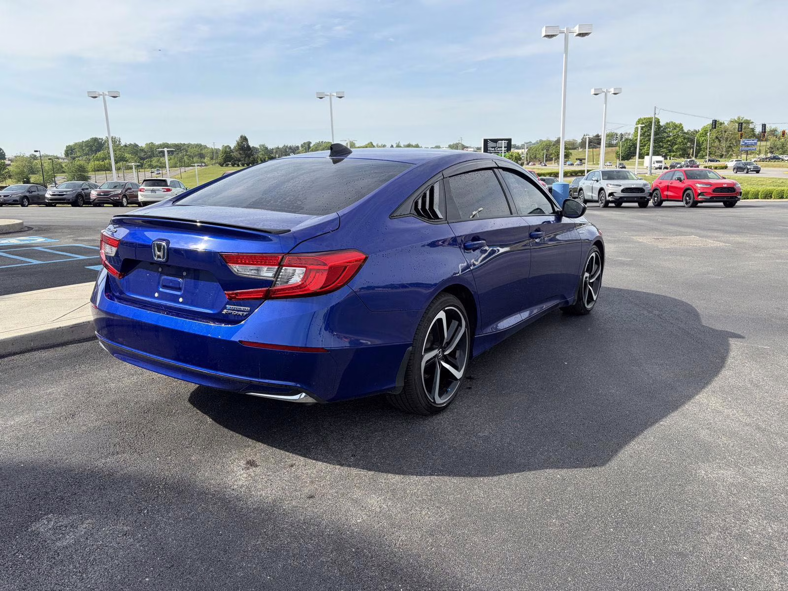 2022 Still Night Pearl Honda Accord Hybrid Sport FWD Sedan