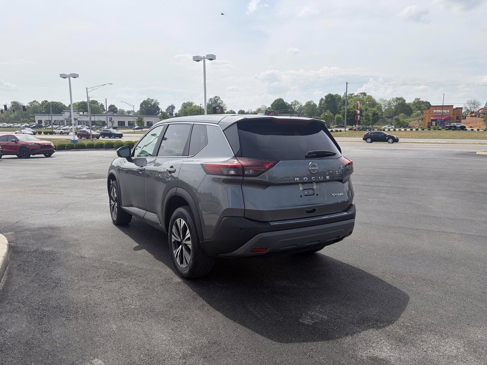 2023 Boulder Gray Pearl/Super Black Nissan Rogue SV AWD SUV