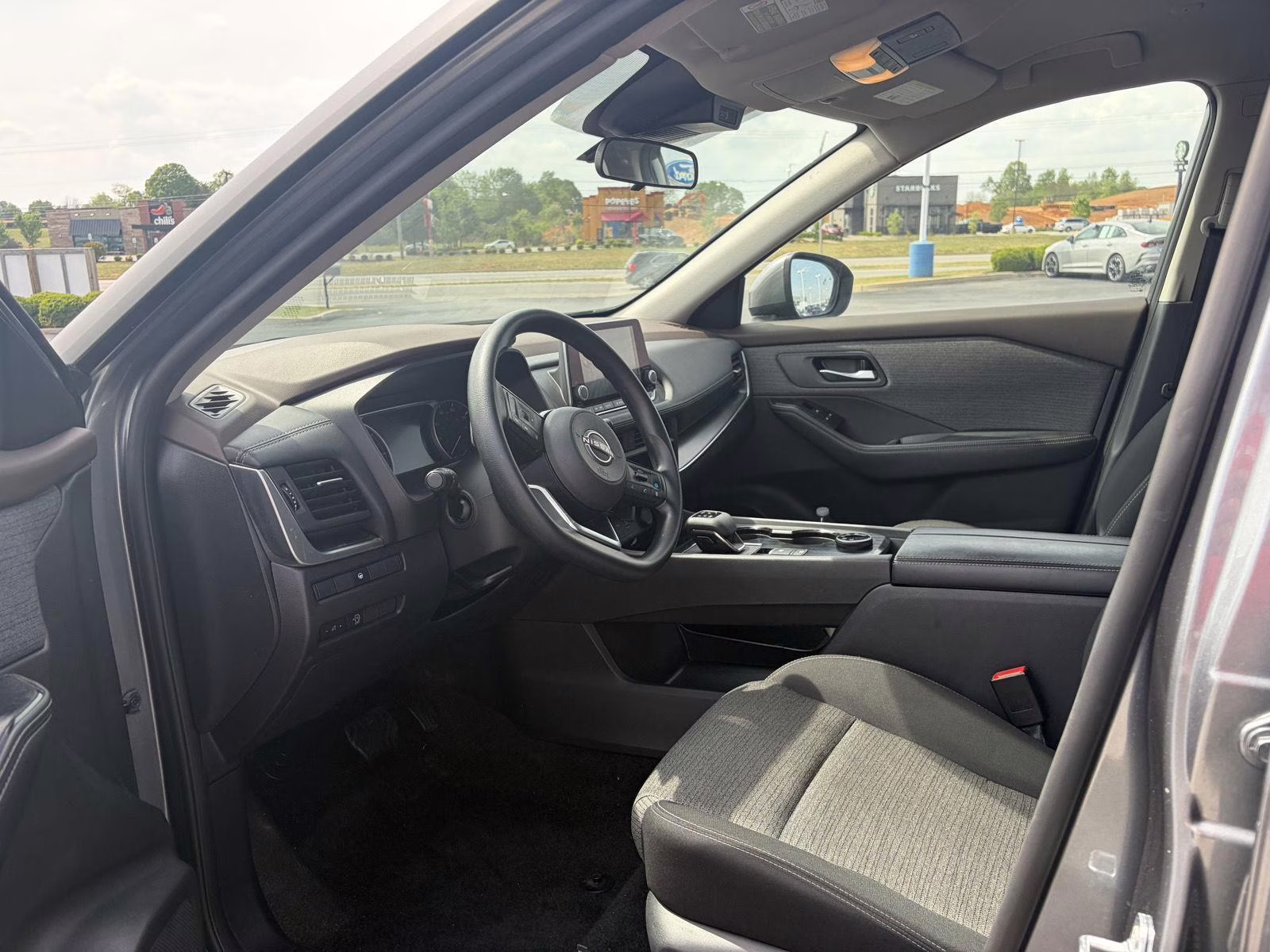 2023 Boulder Gray Pearl/Super Black Nissan Rogue SV AWD SUV