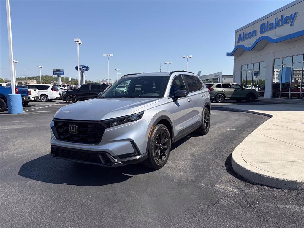 2024 Lunar Silver Metallic Honda CR-V Hybrid Sport-L AWD 4dr AWD
