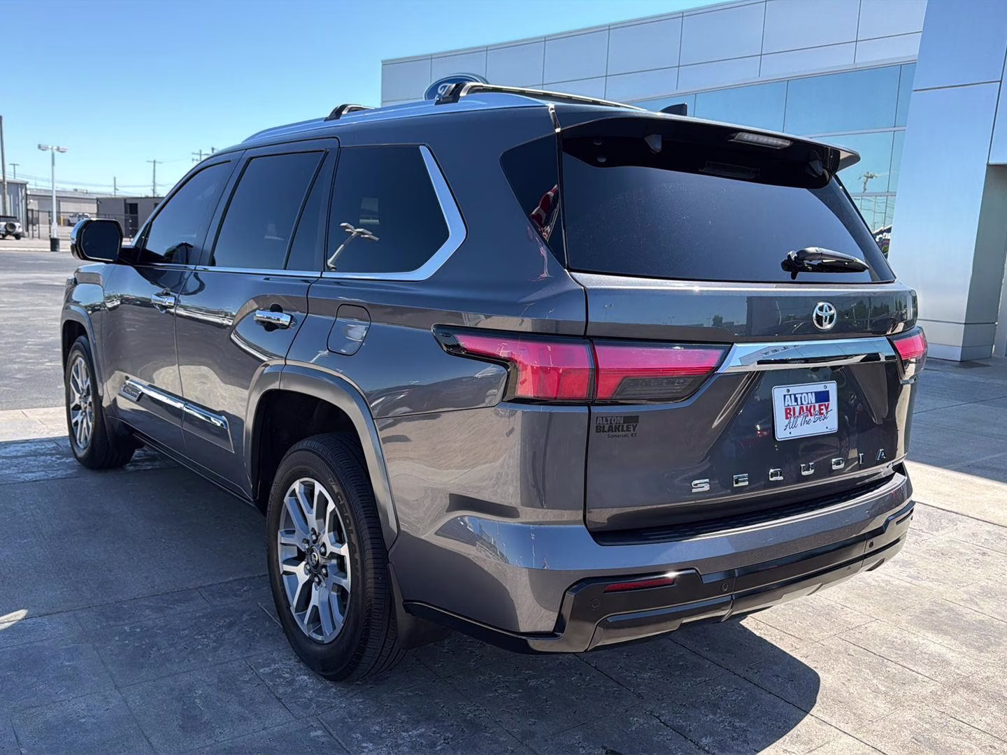 2025 Magnetic Gray Metallic Toyota Sequoia 1794 Edition 4X4 SUV