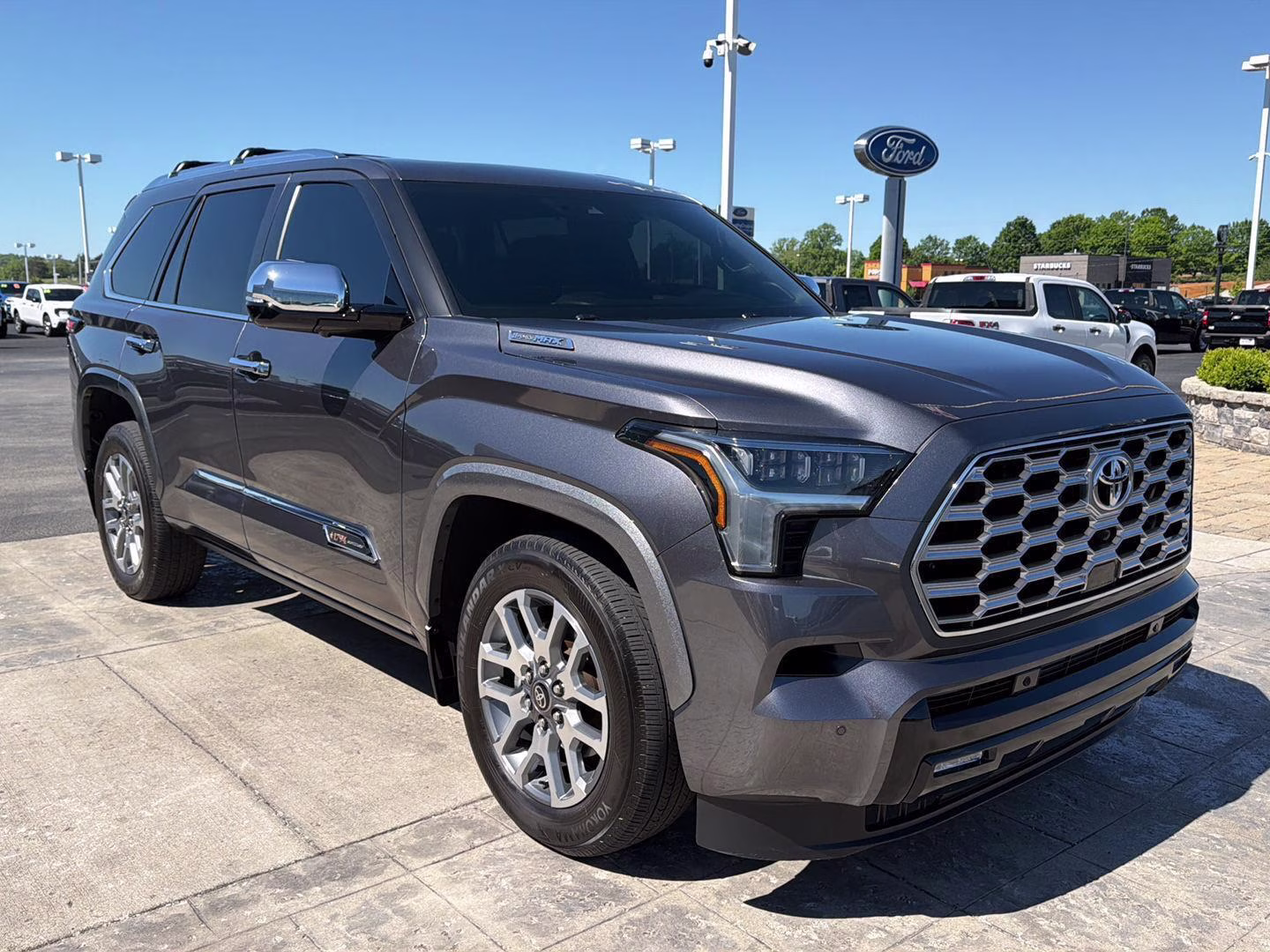 2025 Magnetic Gray Metallic Toyota Sequoia 1794 Edition 4X4 SUV