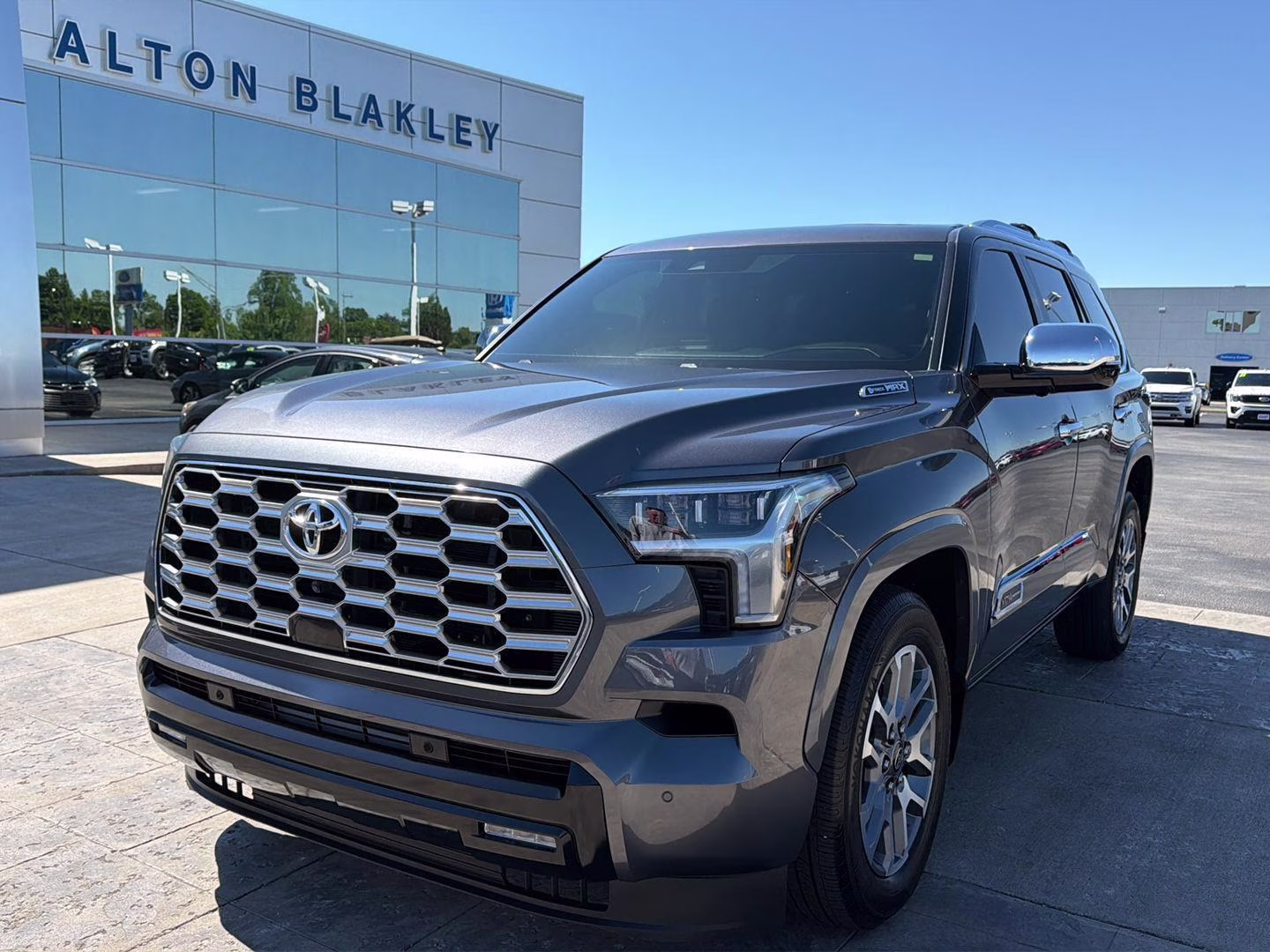 2025 Magnetic Gray Metallic Toyota Sequoia 1794 Edition 4X4 SUV