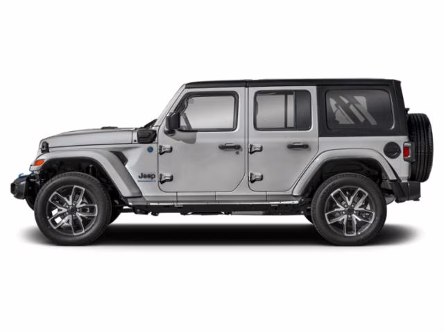 2024 Silver Zynith Clearcoat Jeep Wrangler 4xe Rubicon X 4X4 SUV