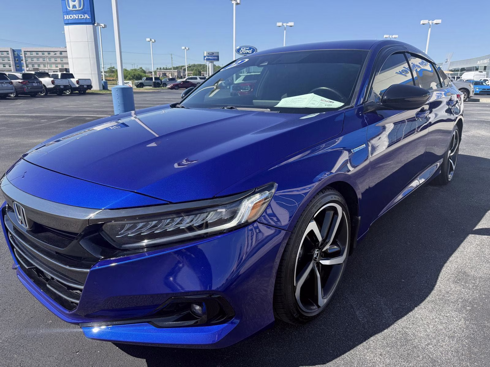 2022 Still Night Pearl Honda Accord Hybrid Sport FWD Sedan