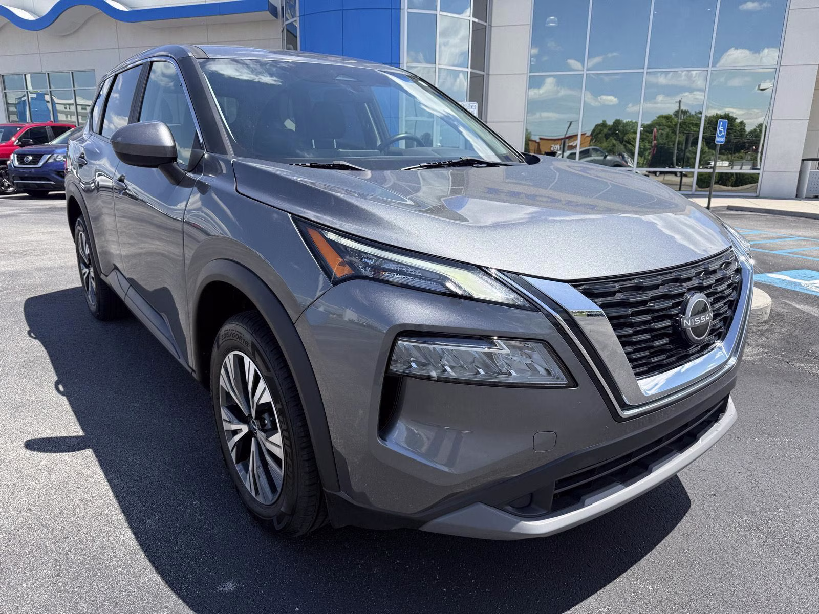 2023 Boulder Gray Pearl/Super Black Nissan Rogue SV AWD SUV