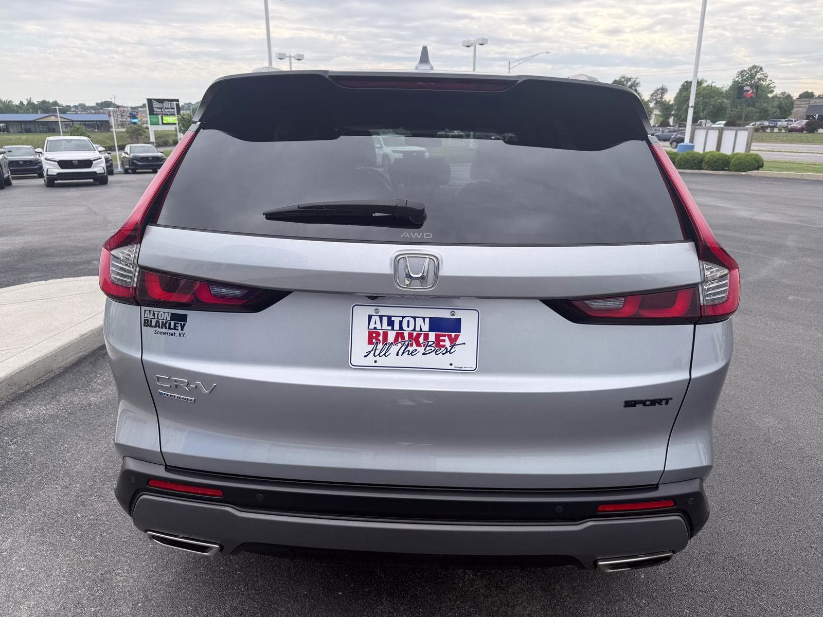 2024 Lunar Silver Metallic Honda CR-V Hybrid Sport-L AWD 4dr AWD