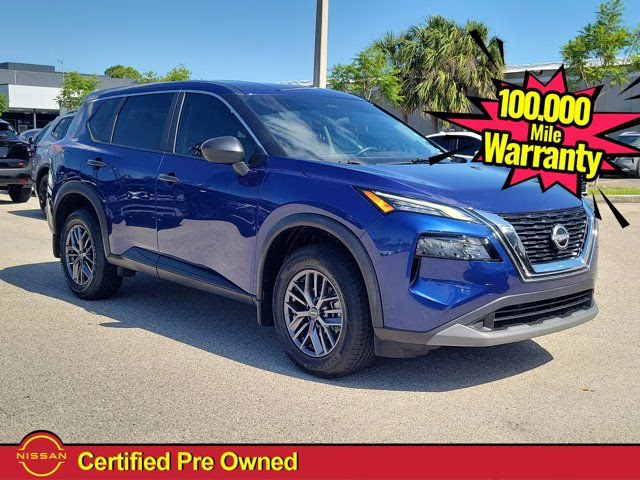 2023 Caspian Blue Metallic Nissan Rogue S FWD SUV