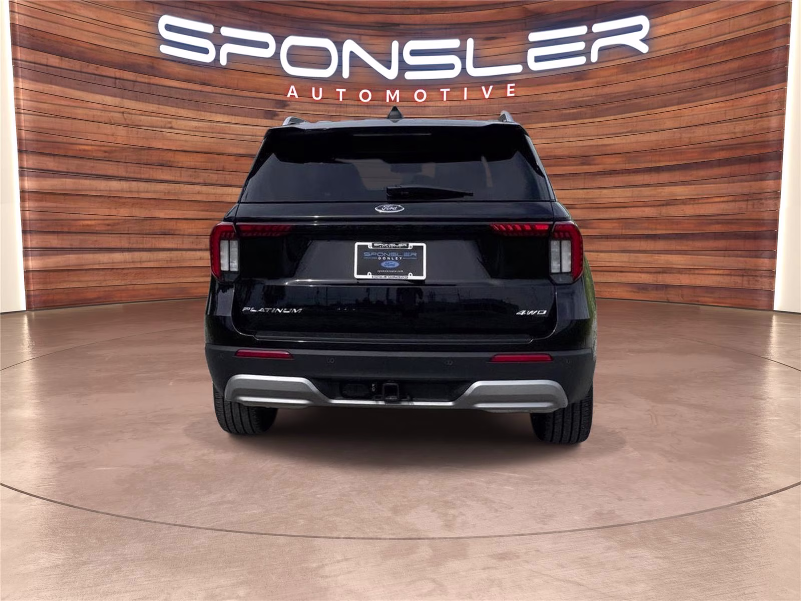 2026 Agate Black Ford Explorer Platinum 4X4 SUV