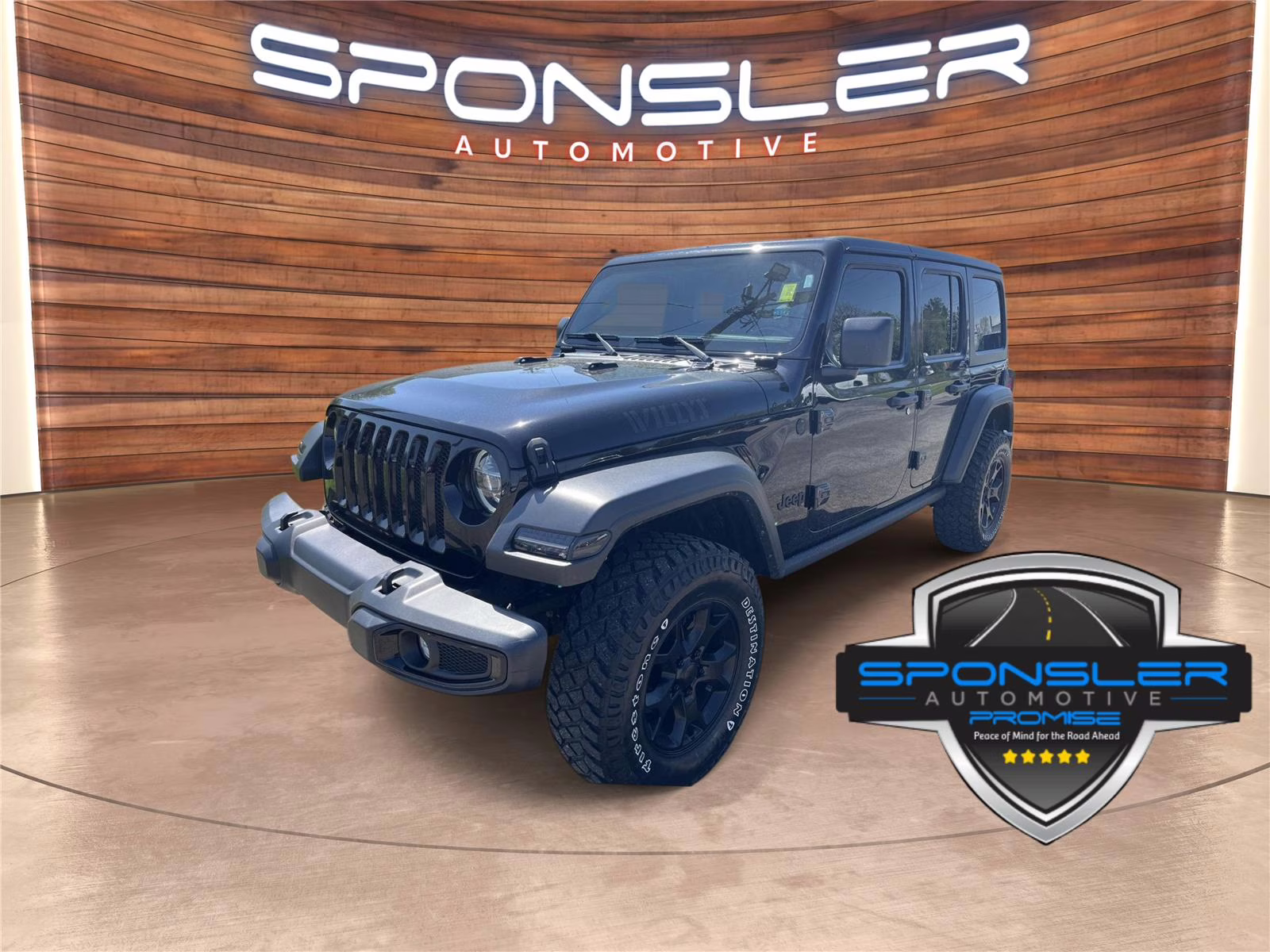 2022 Black Clearcoat Jeep Wrangler Unlimited Willys 4X4 SUV