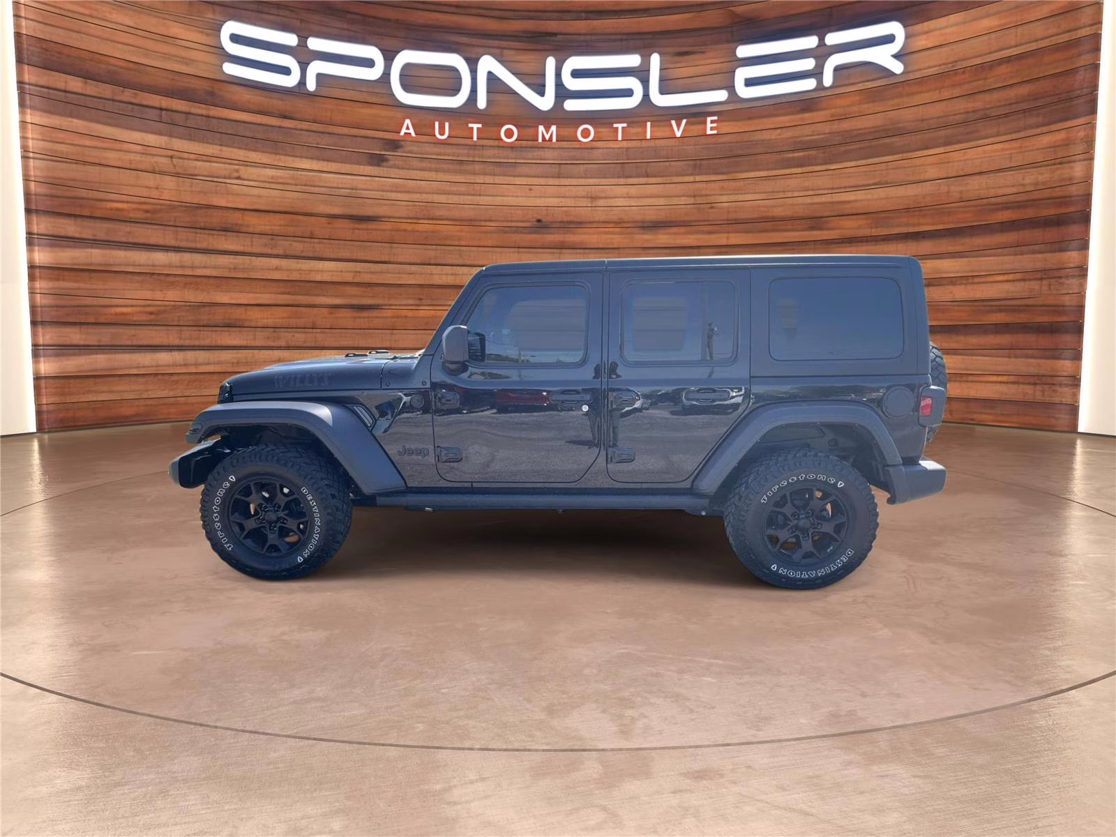 2022 Black Clearcoat Jeep Wrangler Unlimited Willys 4X4 SUV