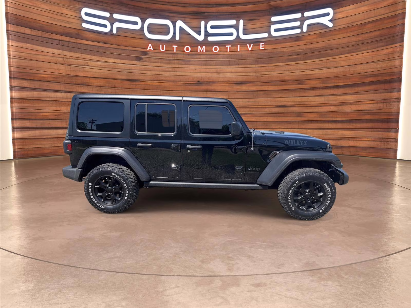 2022 Black Clearcoat Jeep Wrangler Unlimited Willys 4X4 SUV