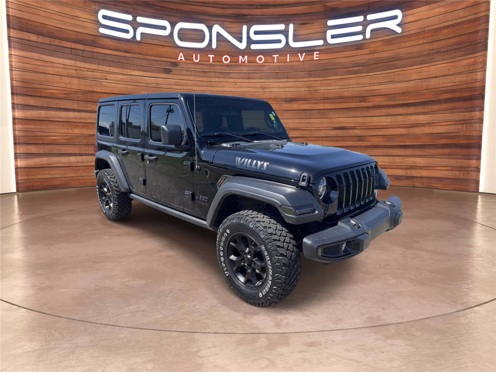2022 Black Clearcoat Jeep Wrangler Unlimited Willys 4X4 SUV