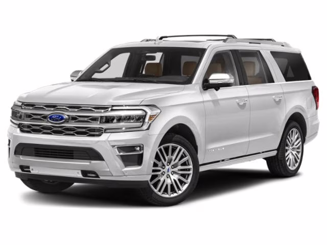 2022 Star White Metallic Tri-Coat Ford Expedition Max Platinum 4X4 SUV