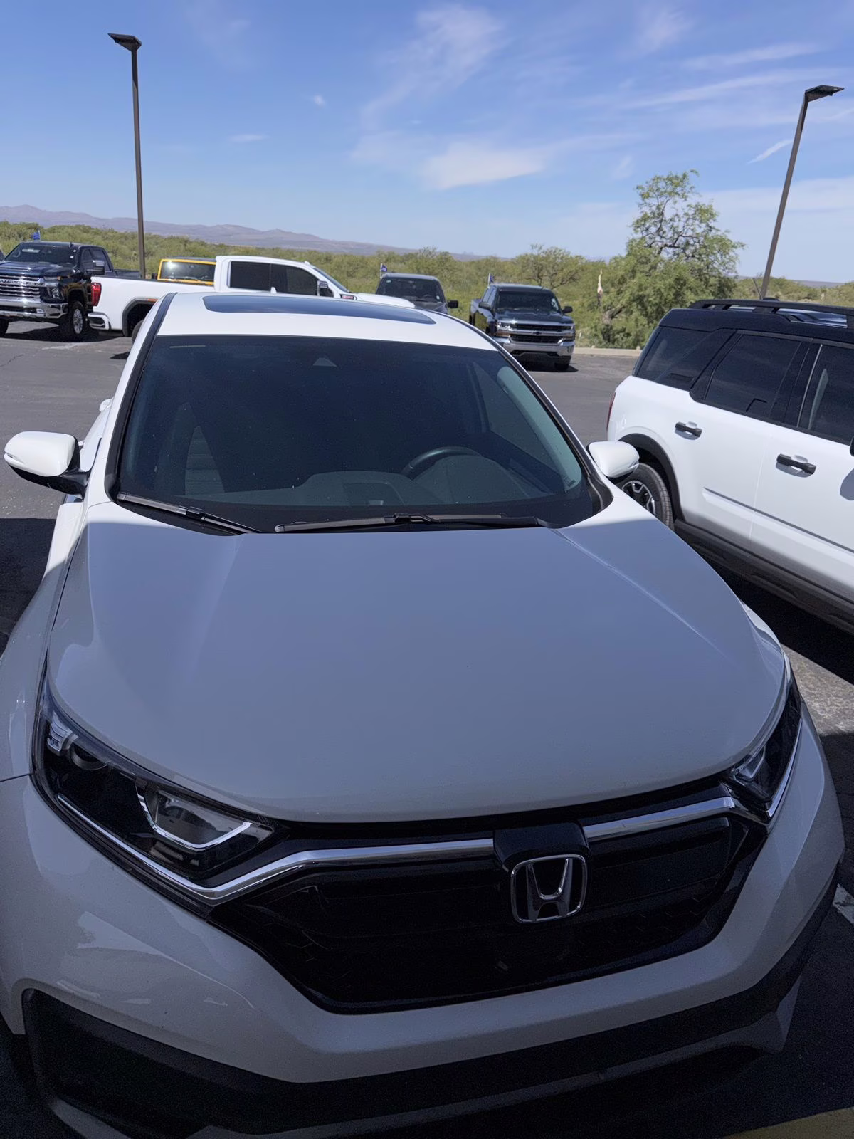 2021 White Honda CR-V EX AWD SUV