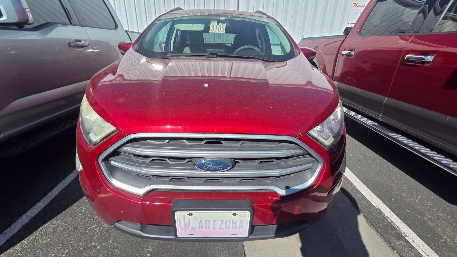 2019 Ruby Red Ford EcoSport SE FWD SUV