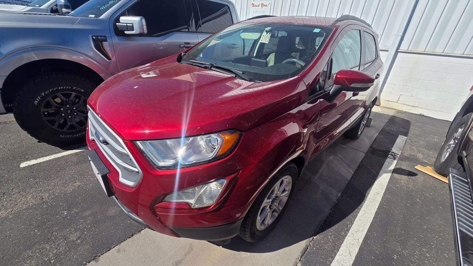 2019 Ruby Red Ford EcoSport SE FWD SUV
