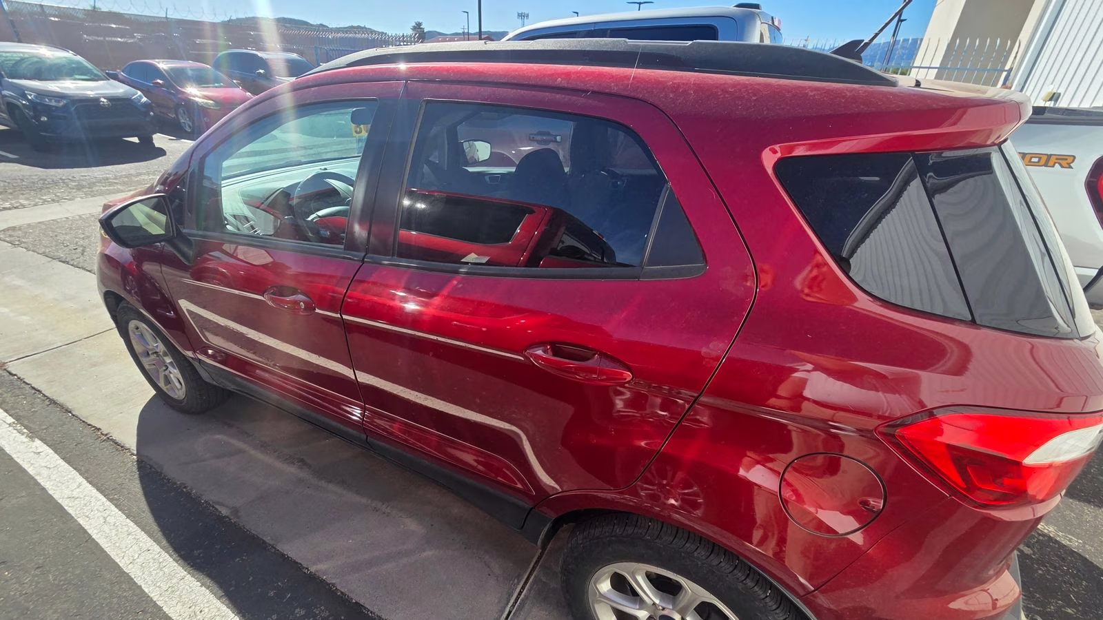 2019 Ruby Red Ford EcoSport SE FWD SUV