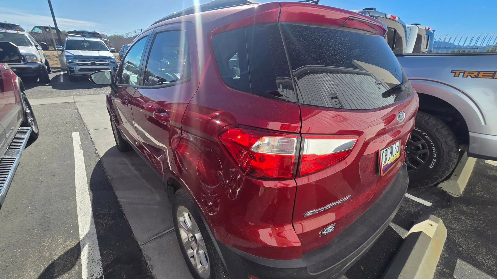 2019 Ruby Red Ford EcoSport SE FWD SUV
