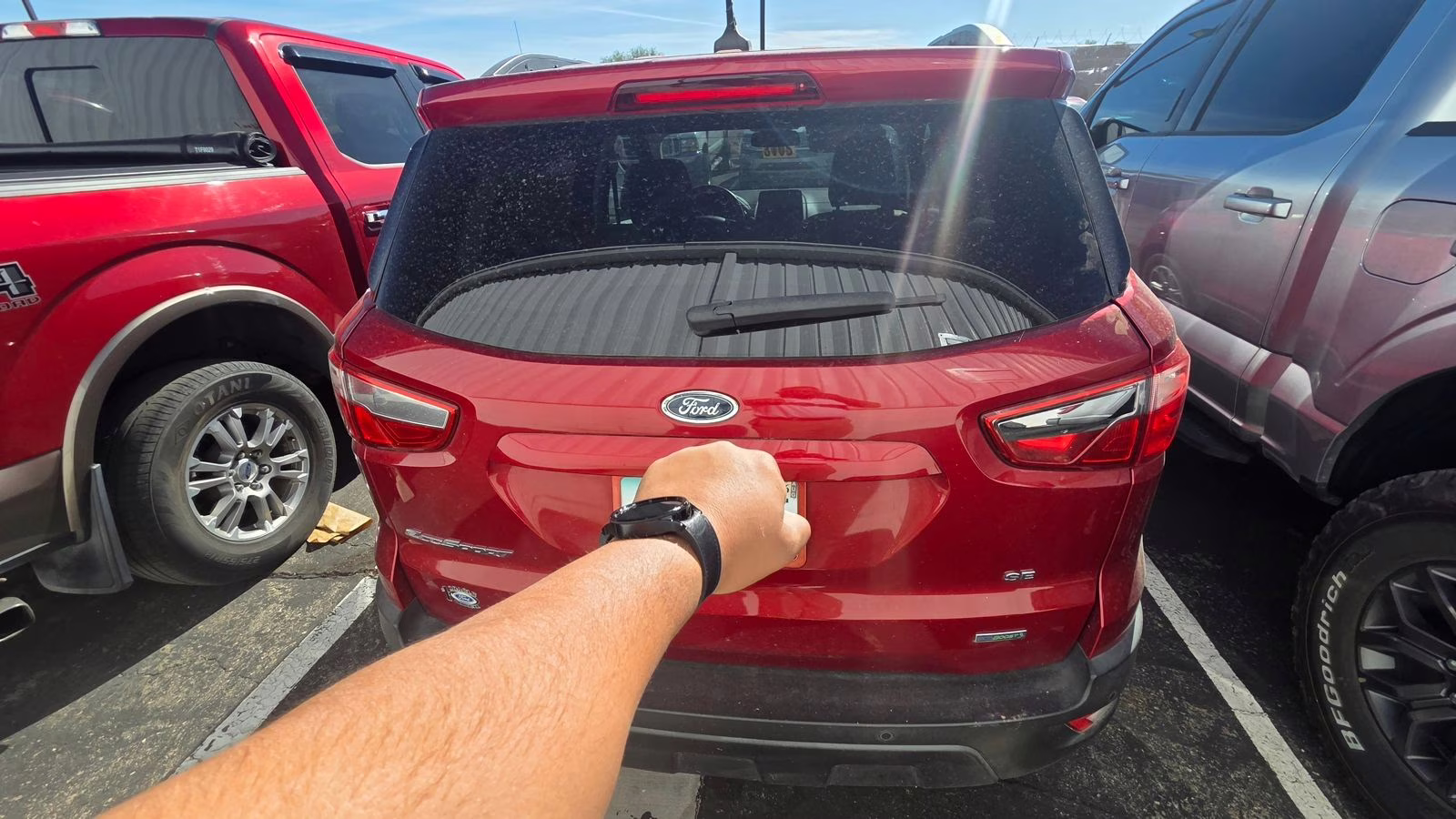 2019 Ruby Red Ford EcoSport SE FWD SUV