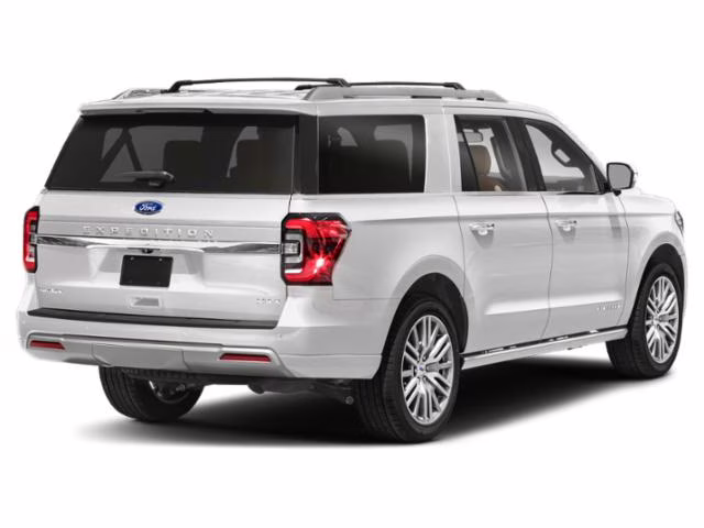 2022 Star White Metallic Tri-Coat Ford Expedition Max Platinum 4X4 SUV
