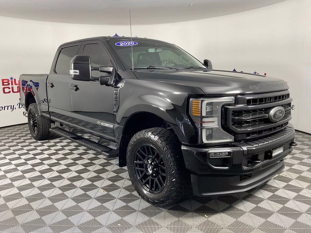 2020 Black Metallic Ford Super Duty F-250 SRW Lariat 4X4 Truck