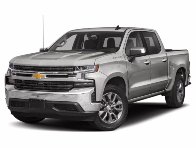 2020 Silver Chevrolet Silverado 1500 LT 4X4 Truck
