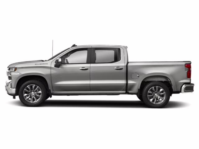 2020 Silver Chevrolet Silverado 1500 LT 4X4 Truck