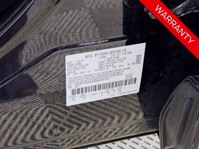 2022 Black Metallic Ford Edge ST AWD SUV