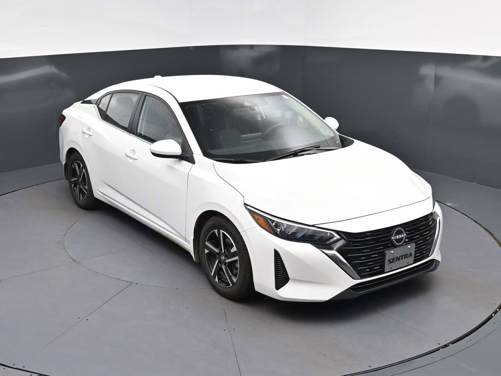 2024 Aspen White Nissan Sentra SV FWD Sedan