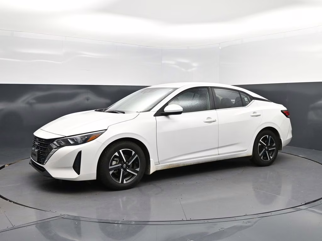 2024 Aspen White Nissan Sentra SV FWD Sedan
