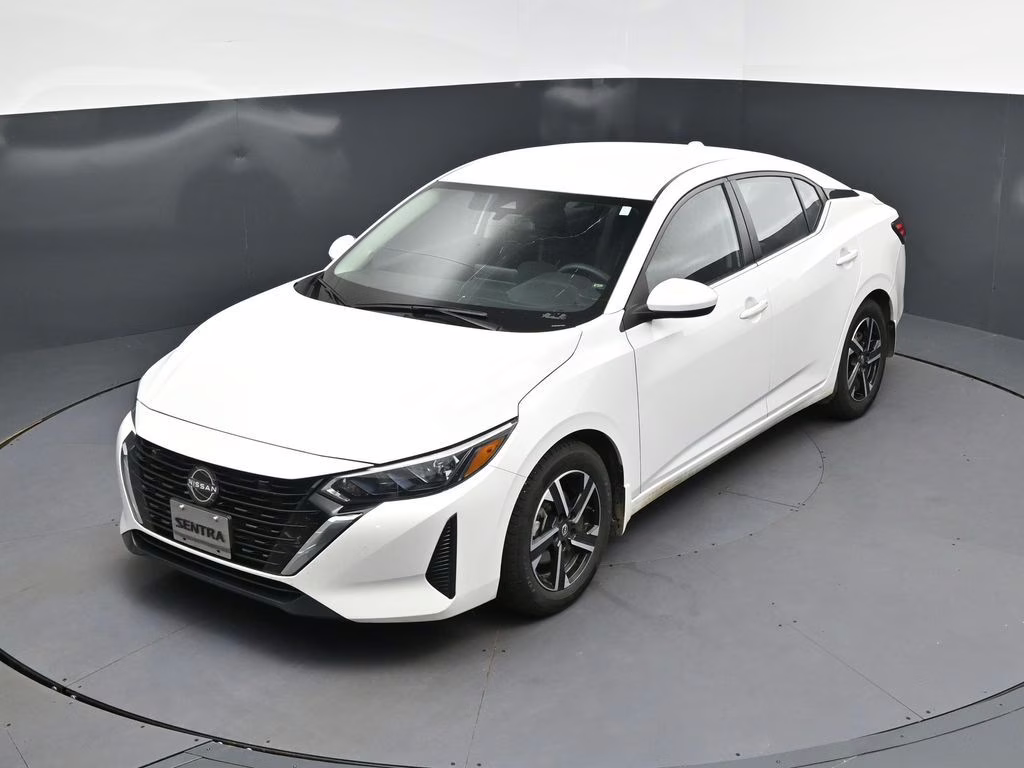 2024 Aspen White Nissan Sentra SV FWD Sedan