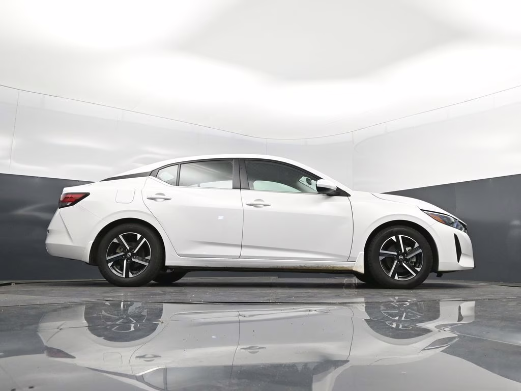 2024 Aspen White Nissan Sentra SV FWD Sedan