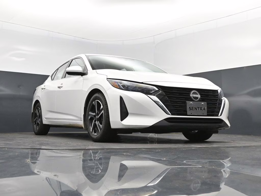 2024 Aspen White Nissan Sentra SV FWD Sedan