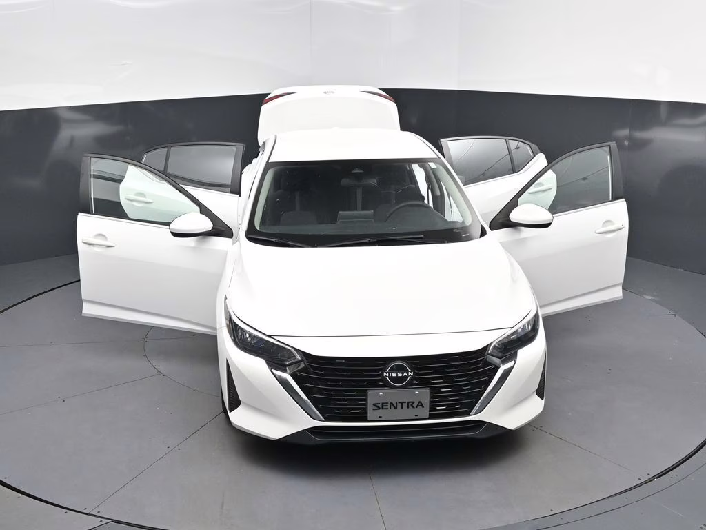 2024 Aspen White Nissan Sentra SV FWD Sedan