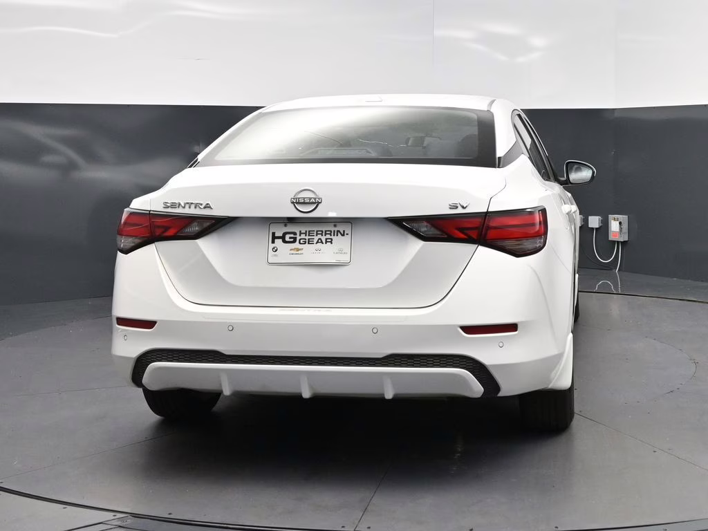 2024 Aspen White Nissan Sentra SV FWD Sedan