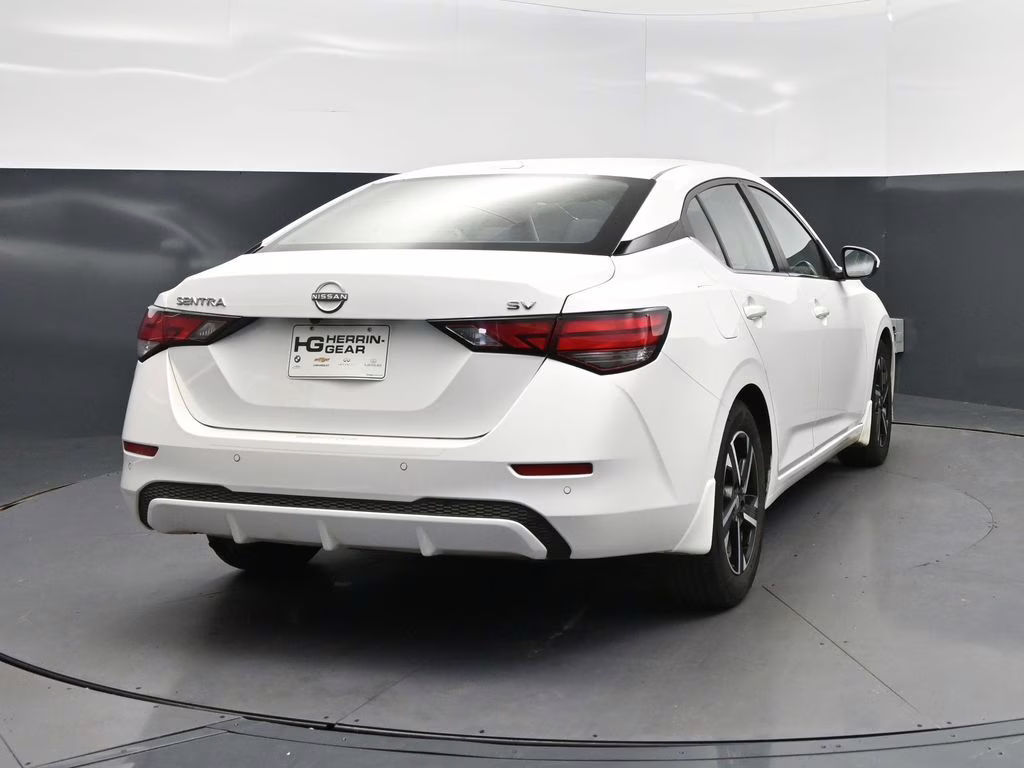2024 Aspen White Nissan Sentra SV FWD Sedan