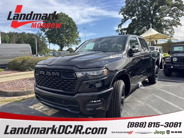 2026 Diamond Black Crystal Pearlcoat Ram 1500 Big Horn RWD Truck